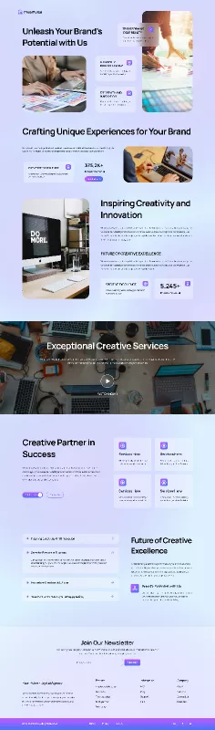 Pixel Pulse — full page